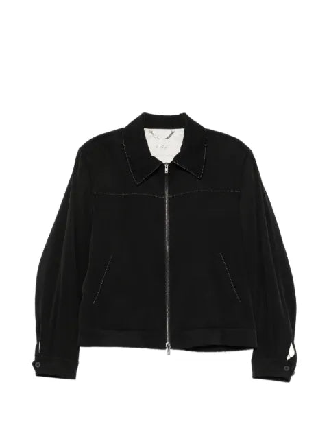 Second/Layer Herman contrast-stitch jacket