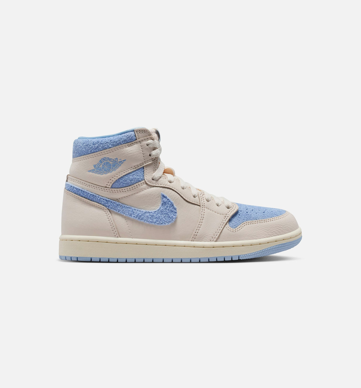 Air Jordan 1 Retro High OG Psychic Blue Women's Sneakers - Pale Ivory / Blue / Off-White