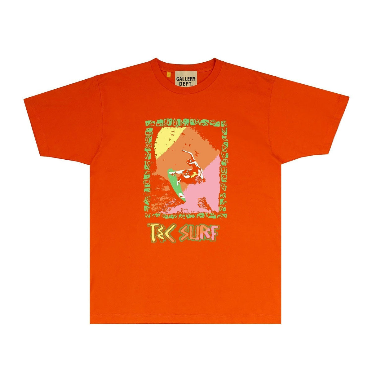 Gallery Dept T Shirt Retro Printed Loose Short-Sleeved Shirt